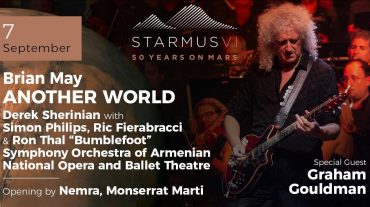 Սեպտեմբերին Բրայան Մեյը գալիս է Հայաստան՝ StarmusVI փառատոնի շրջանակներում․ Արայիկ Հարությունյան
