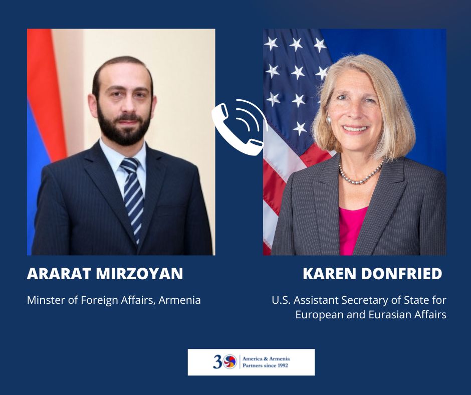 Դոնֆրիդը Միրզոյանի և Բայրամովի հետ քննարկել է խաղաղություն հաստատելու հնարավորությունը