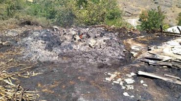 Տավուշի Սևքար գյուղում բռնկված հրդեհի հետևանքով այրվել է անասնագոմի տանիքը և մոտ 350 հակ անասնակեր