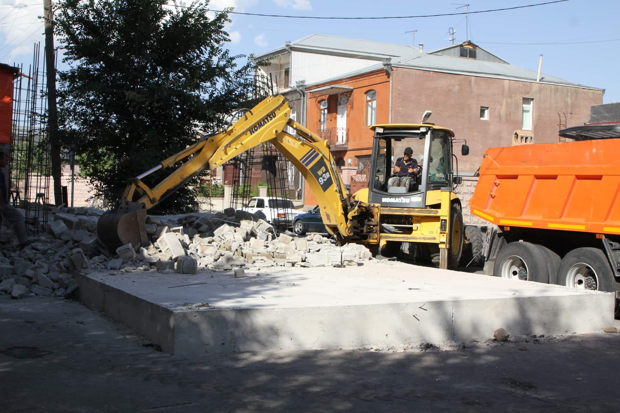 Գյումրիում ապօրինի կերպով կառուցվող շինությունը քանդվել է