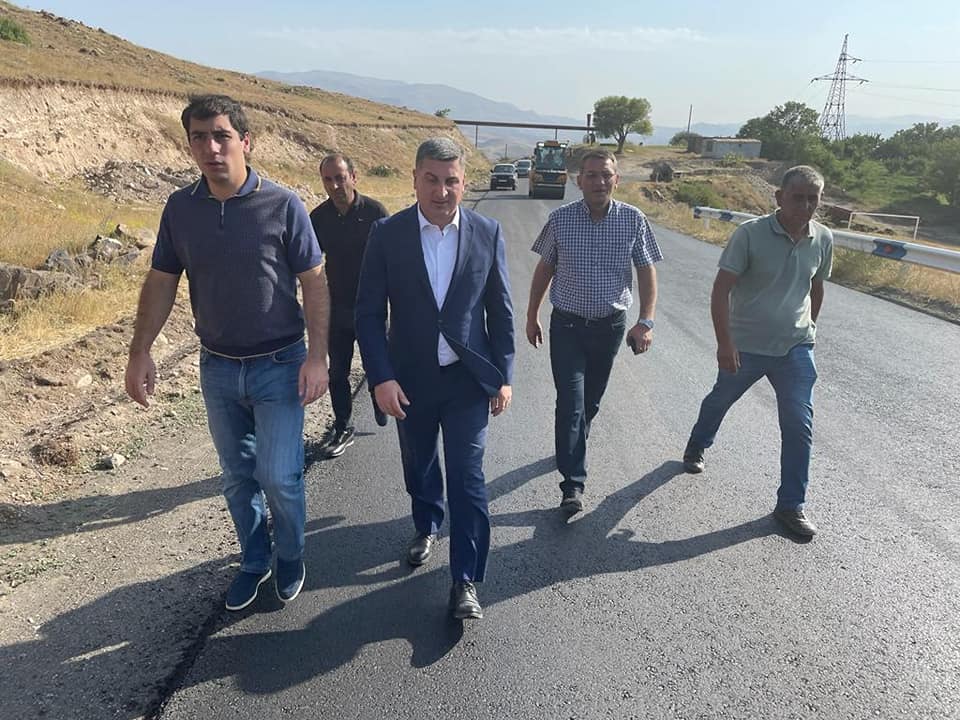Գնել Սանոսյանը դիտարկել է Գնդևազ-Ջերմուկ ճանապարահատվածի միջին նորոգման աշխատանքները