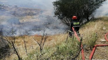 Տեղ գյուղում այրվել է մոտ 10 հա խոտածածկույթ