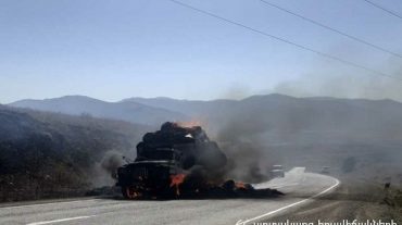 Այրվել է «GAZ-53» մակնիշի ավտոմեքենան՝ բարձած 160 հակ անասնակերով