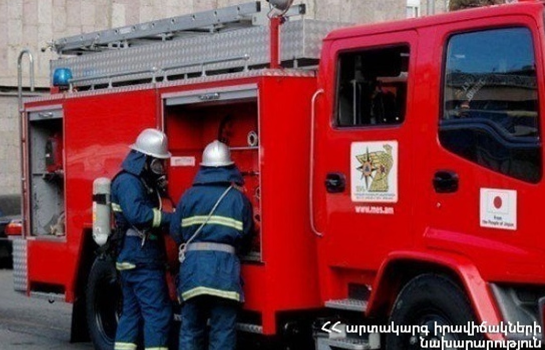 Շինուհայր գյուղի մոտակա դաշտերում հրդեհ է բռնկվել