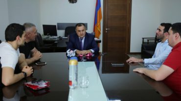 Կարեն Գիլոյանն ընդունել է Եվրոպական համալսարանական խաղերում մեդալներ նվաճած մարզիկներին