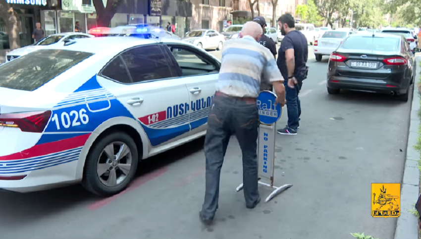 Ավտոկայանատեղերի հարակից հատվածներում տնտեսվարողների տեղադրած կանգնակները՝ Երևանի քաղաքապետարանի ուշադրության կենտրոնում