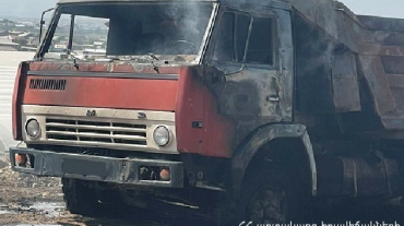 «KamAZ» մակնիշի ավտոմեքենայում հրդեհ է բռնկվել․ վարորդը հոսանքահարվել և մահացել է