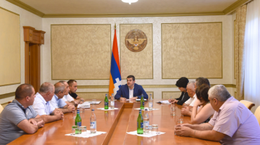 Արցախի նախագահն ընդունել է մի շարք հասարակական կազմակերպությունների պատասխանատուների