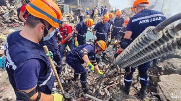«Սուրմալու» առևտրի կենտրոնի տարածքում հրդեհաշիջման աշխատանքներն ամբողջովին դադարեցվել են