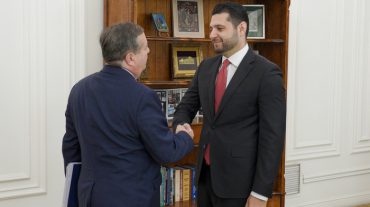 Փոխվարչապետ Մաթևոսյանն ընդունել է Միջազգային հանրապետական ինստիտուտի եվրասիական տարածաշրջանի տնօրեն Նիքսին