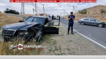 Վանաձոր-Գյումրի ավտոճանապարհին բախվել են Mercedes-ն ու Volkswagen Jetta-ն. կա 5 վիրավոր