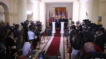Նենսի Փելոսիի և Ալեն Սիմոնյանի՝ լրագրողների հետ հարցուպատասխանն ամբողջությամբ