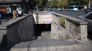 «Փակ շուկայի» դիմացի ստորգետնյա հետիոտնային անցումը որոշ ժամանակով փակ է լինելու. քաղաքապետարան