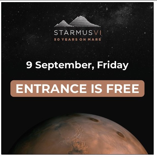 Այսօր «Starmus VI Armenia» փառատոնի հիմնական ծրագրի մուտքն ազատ է