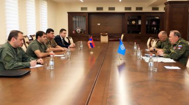 Սուրեն Պապիկյանն ընդունել է ՀԱՊԿ Միացյալ շտաբի պետ Անատոլի Սիդորովին