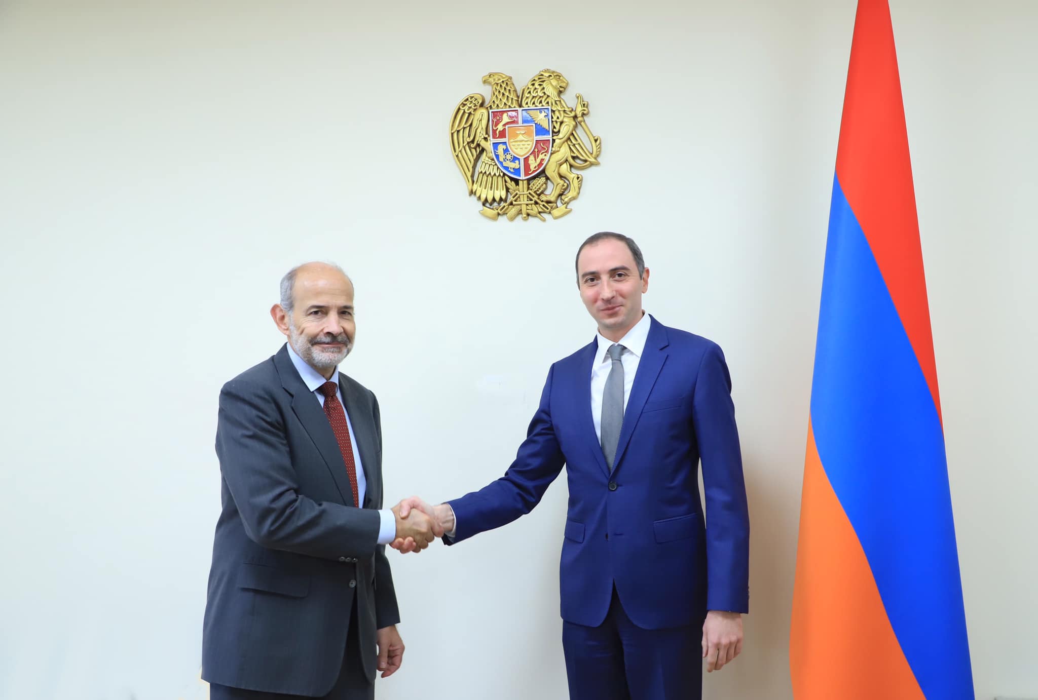 ԲՏԱ նախարարն ընդունել է Իսպանիայի դեսպանի գլխավորած պատվիրակությանը