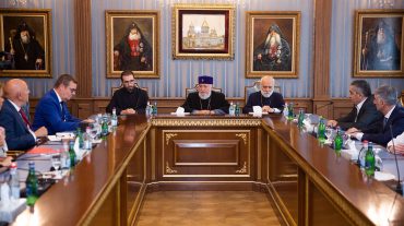 Ամենայն Հայոց կաթողիկոսն ընդունել է Հայաստան-Բելգիա բարեկամական խմբի անդամներին
