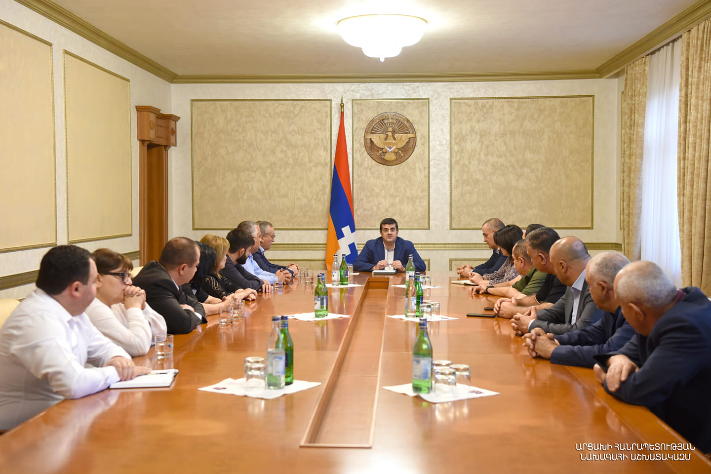 Արայիկ Հարությունյանն ընդունել է «Ազատ հայրենիք-ՔՄԴ» խորհրդարանական խմբակցության անդամներին
