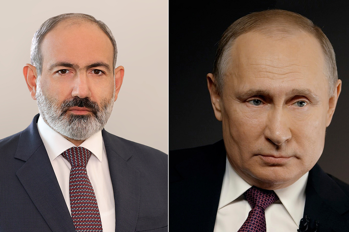 Նիկոլ Փաշինյանը Պուտինի հետ քննարկել է ՀԱՊԿ ուղղված դիմումի վերաբերյալ հարցեր