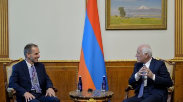 Վահագն Խաչատուրյանն ընդունել է IBM ընկերության փոխնախագահ, դոկտոր Լեոն Սթոկին