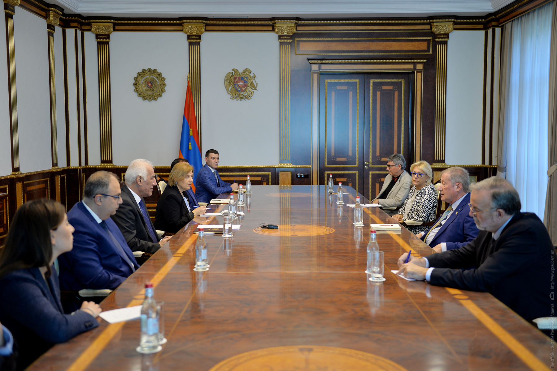 Նախագահ Վահագն Խաչատուրյանն ընդունել է Ֆրանսիայի Սենատի Ֆրանսիա-Հայաստան բարեկամական խմբի պատվիրակությանը