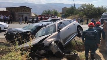Երևան-Մեղրի ավտոճանապարհին տեղի ունեցած վթարի հետևանքով տուժածներից 5-ը երեխաներ են. ԱՆ