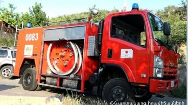 Հրդեհ Արարատի Վերին Դվին գյուղում