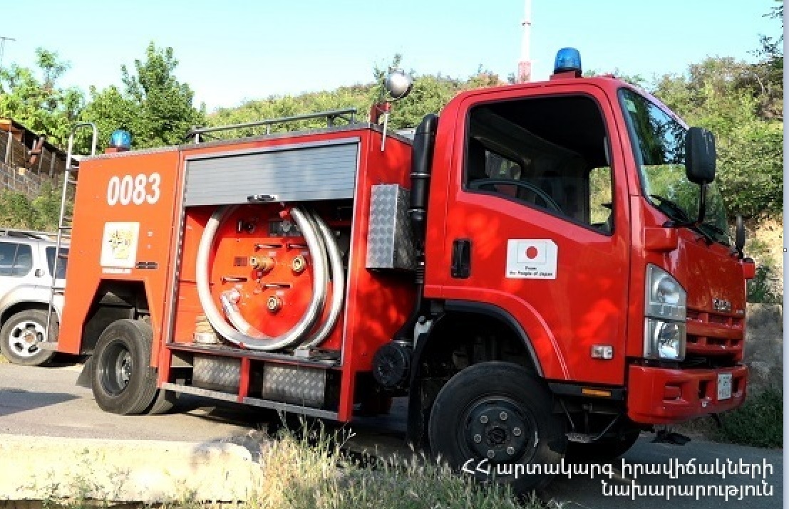 Հրդեհ Արարատի Վերին Դվին գյուղում