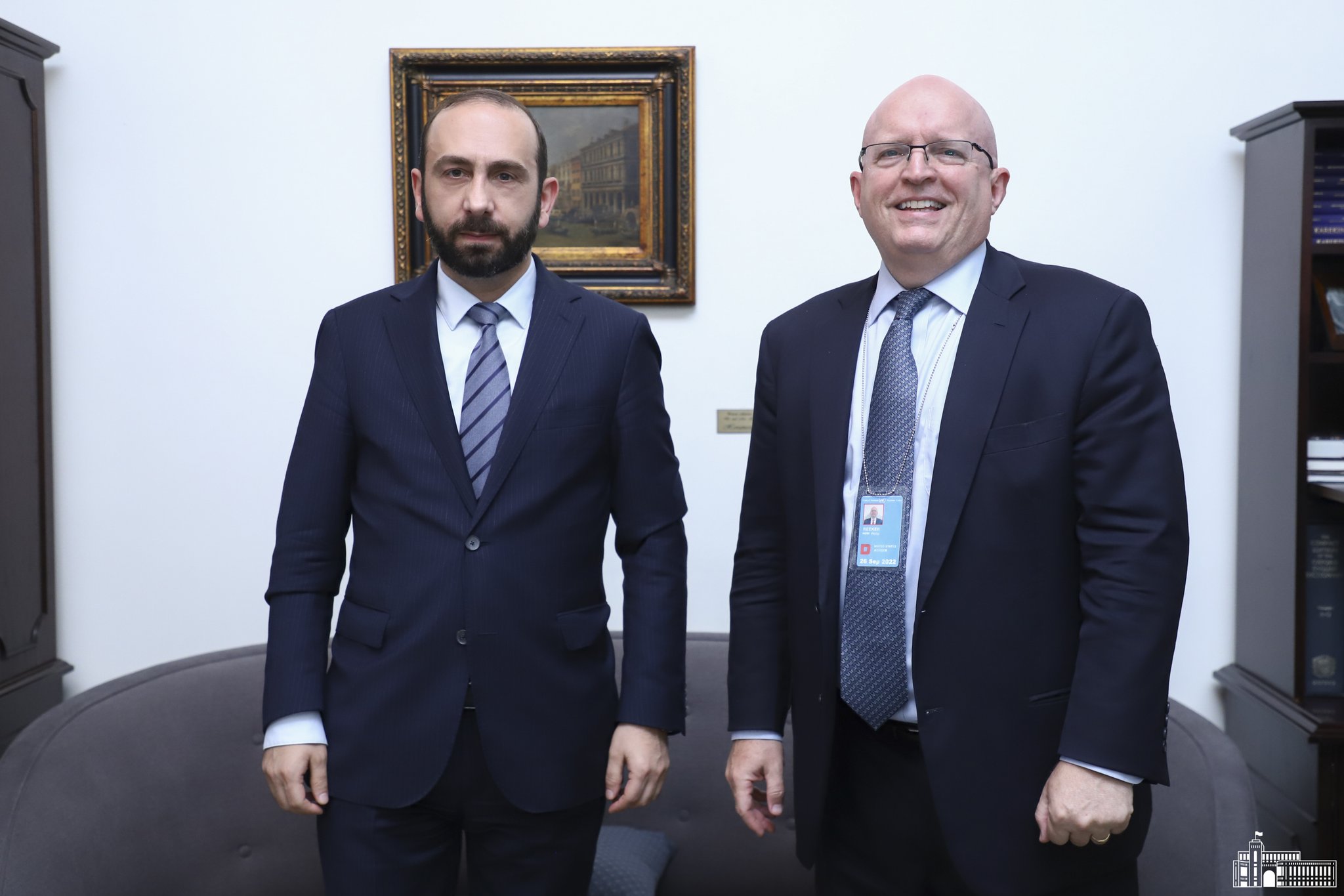 Արարատ Միրզոյանը հանդիպել է ԵԱՀԿ ՄԽ ԱՄՆ համանախագահ Ֆիլիպ Ռիքերի հետ