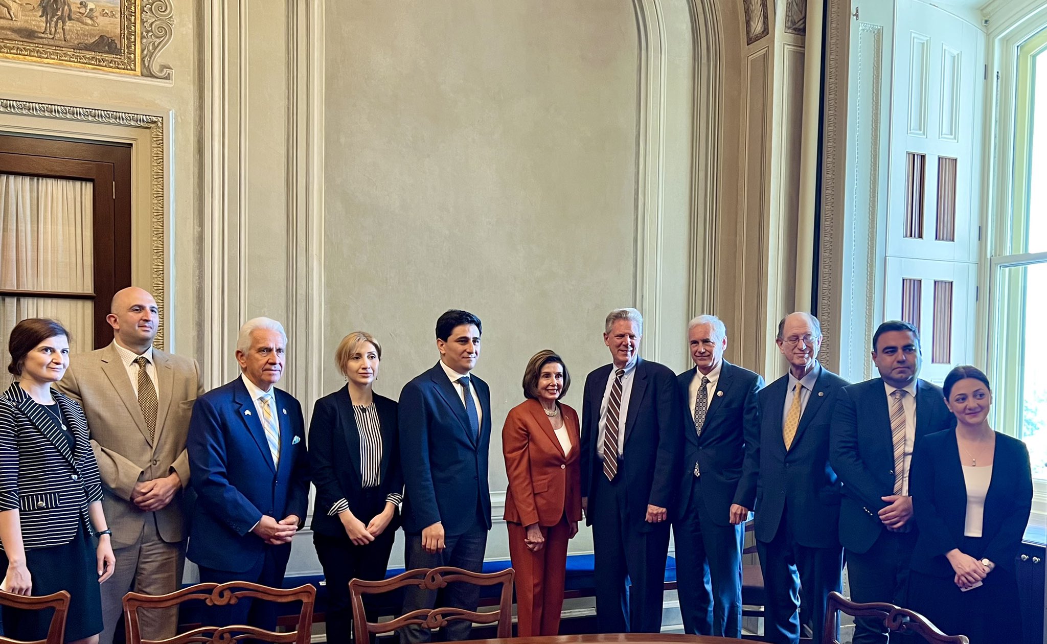 Փալոնը, Փելոսին և Եղիշե Կիրակոսյանը քննարկել են Ադրբեջանի ագրեսիան