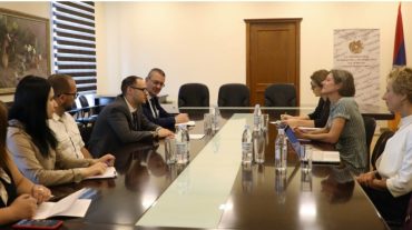 Եվրոպայի խորհուրդը պատրաստել է Հայաստանի մեդիադաշտի կարիքների գնահատման զեկույց. Եխ գրասենյակի ղեկավարը` ԿԳՄՍ նախարարի տեղակալի հետ հանդիպմանը