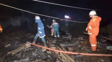 Խոշոր հրդեհ Սևանի փողոցում. այրվել են տներ