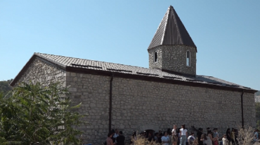 Արցախի Շոշ գյուղի եկեղեցին բարեկարգվում է․ օծվել է եկեղեցու խաչը