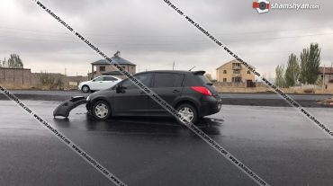 Ավտովթար Կոտայքի մարզում․ բախվել են Nissan-ն ու Volkswagen-ը․ կա վիրավոր