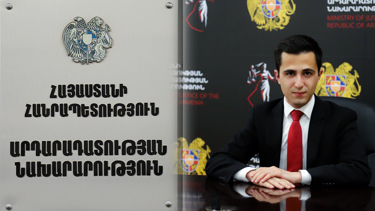 Արտյոմ Սուջյանը նշանակվել է արդարադատության նախարարի խորհրդական