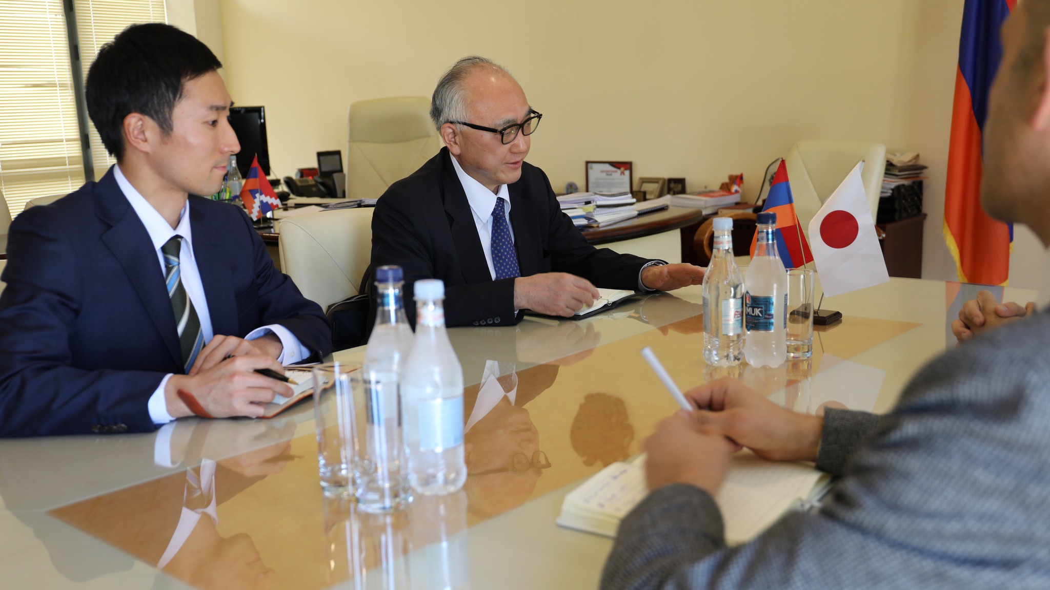 Զարեհ Սինանյանն ընդունել է Հայաստանում Ճապոնիայի արտակարգ և լիազոր դեսպանին