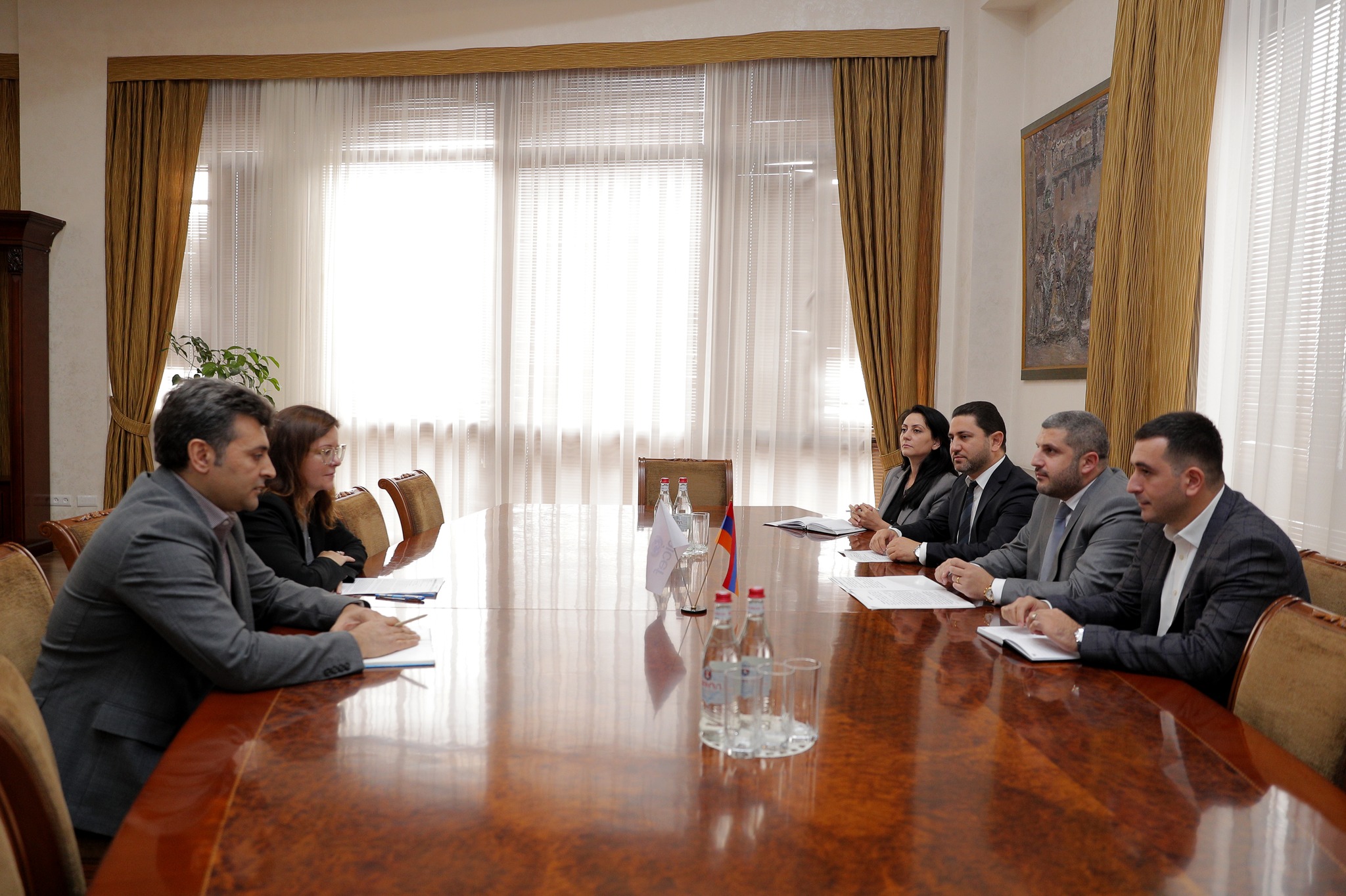 ԱԻ նախարարն ընդունել է ՅՈՒՆԻՍԵՖ-ի ներկայացուցիչ Քրիստինե Վայգանդին