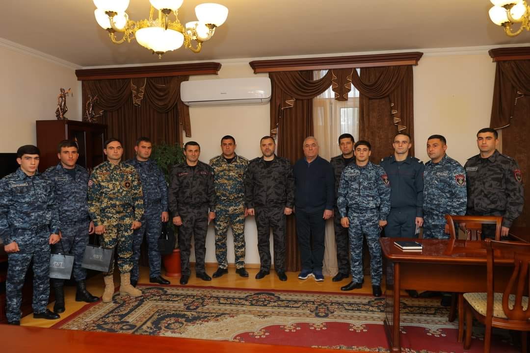 Արցախի ներքին գործերի նախարարության հավաքական թիմը հաղթել է ոստիկանության սամբո-ըմբշամարտի առաջնությունում. տեղի է ունեցել պարգևատրման արարողություն