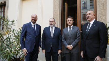 Փաշինյանի, Ալիևի, Մակրոնի և Միշելի՝ 2022-ի հոկտեմբերի 6-ին կայացած հանդիպման հայտարարությունը