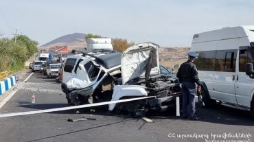 Վթար Սևան-Երևան ավտոճանապարհին․ կա տուժած