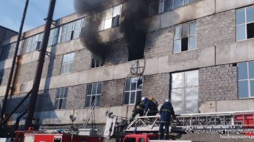 Սևանի փողոցի սուրճի գործարանում բռնկված հրդեհը մարվել է