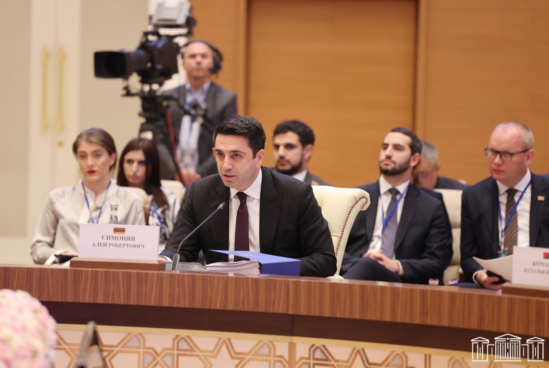 Սպառնալիքների և հարկադրանքի քաղաքականությունը մեզ համար անընդունելի է. Ալեն Սիմոնյանի ելույթը ԱՊՀ երկրների միջխորհրդարանական վեհաժողովի նիստում