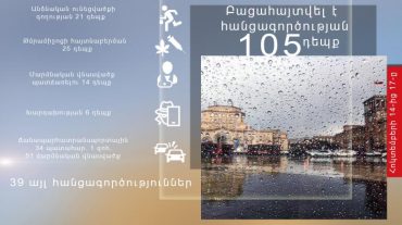 Օպերատիվ իրավիճակը հանրապետությունում հոկտեմբերի 14-ից 17-ը