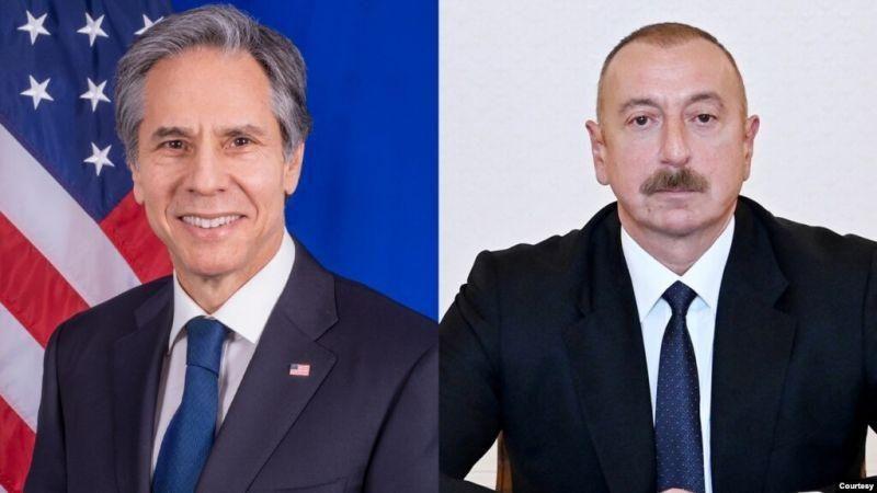Ալիևն ու Բլինքենը քննարկել են Հայաստանի և Ադրբեջանի միջև հարաբերությունների կարգավորումը