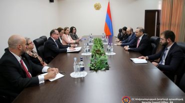 Արմեն Գրիգորյանն ընդունել է Հայաստանում ԵՄ դիտորդական կարողությունների առաքելության ղեկավարին
