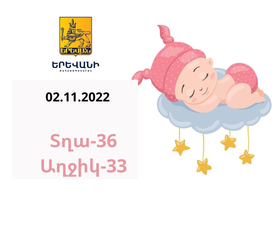 Երեկ Երևանում ծնվել է 69 երեխա
