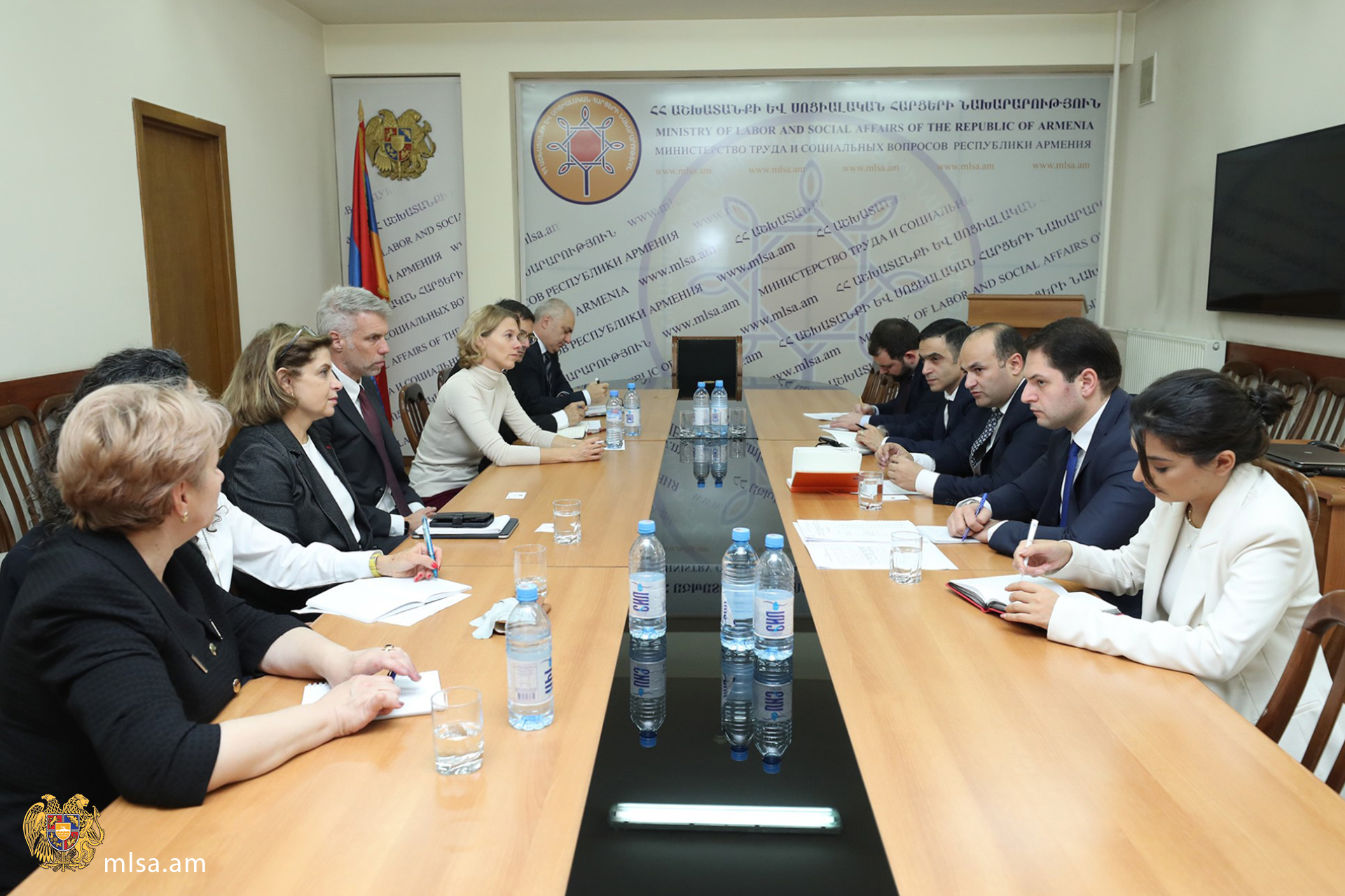 Քննարկվել են աշխատանքի և սոցիալական պաշտպանության ոլորտում նախատեսվող բարեփոխումների ու ծրագրերի ուղղությամբ ՀԲ-ի հետ համագործակցության ընդլայնման հնարավորությունները