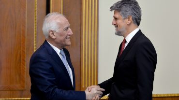 Նախագահ Վահագն Խաչատուրյանն ընդունել է Գարո Փայլանին
