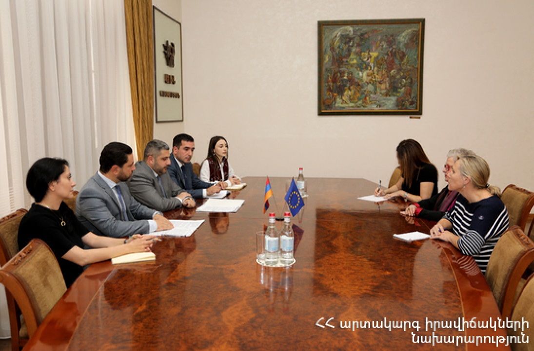 ԱԻ նախարարն ընդունել է Հայաստանում ԵՄ պատվիրակության ղեկավարին