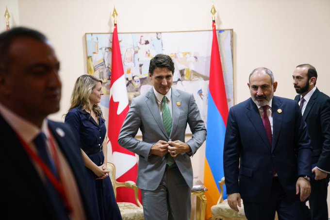 Մենք հավատարիմ ենք Կովկասում խաղաղության և անվտանգության առաջխաղացմանը. Կանադայի վարչապետ